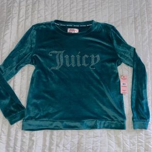 Juicy Couture velvet sweatshirt size MED